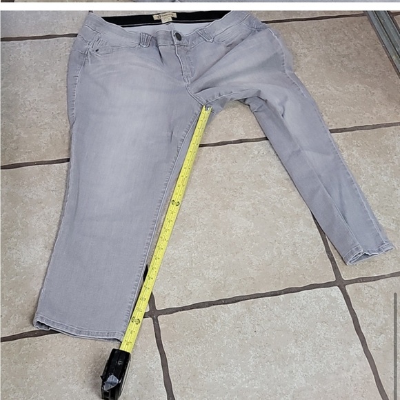 Democracy Ab Solution Grey Stretch Jeans 20W - Picture 6 of 7